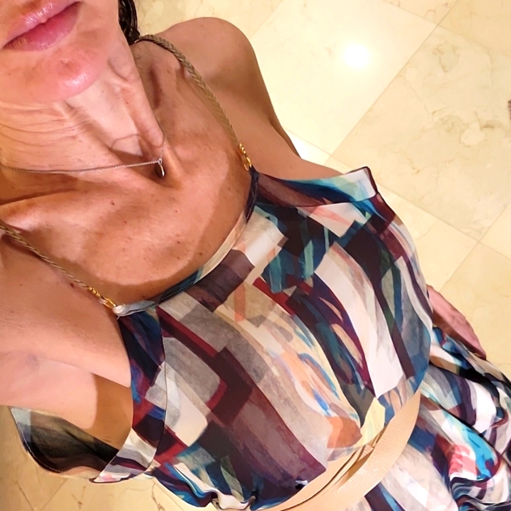 Loja 18 Brazilian Multi-colored Maxi Dress, XS/S - Picture 16 of 16